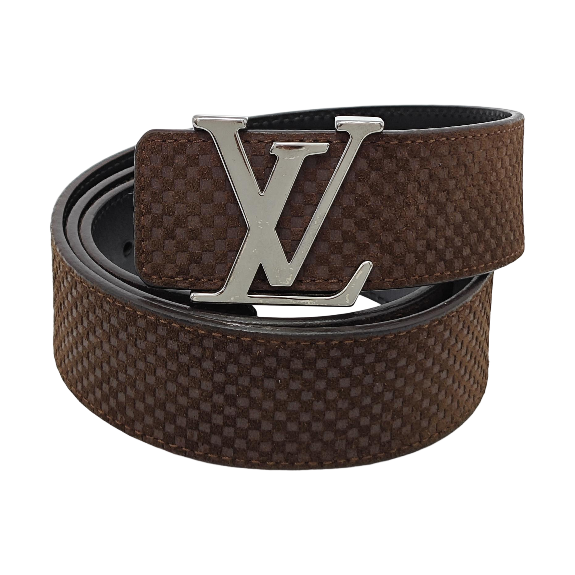 Suede Belt Brown