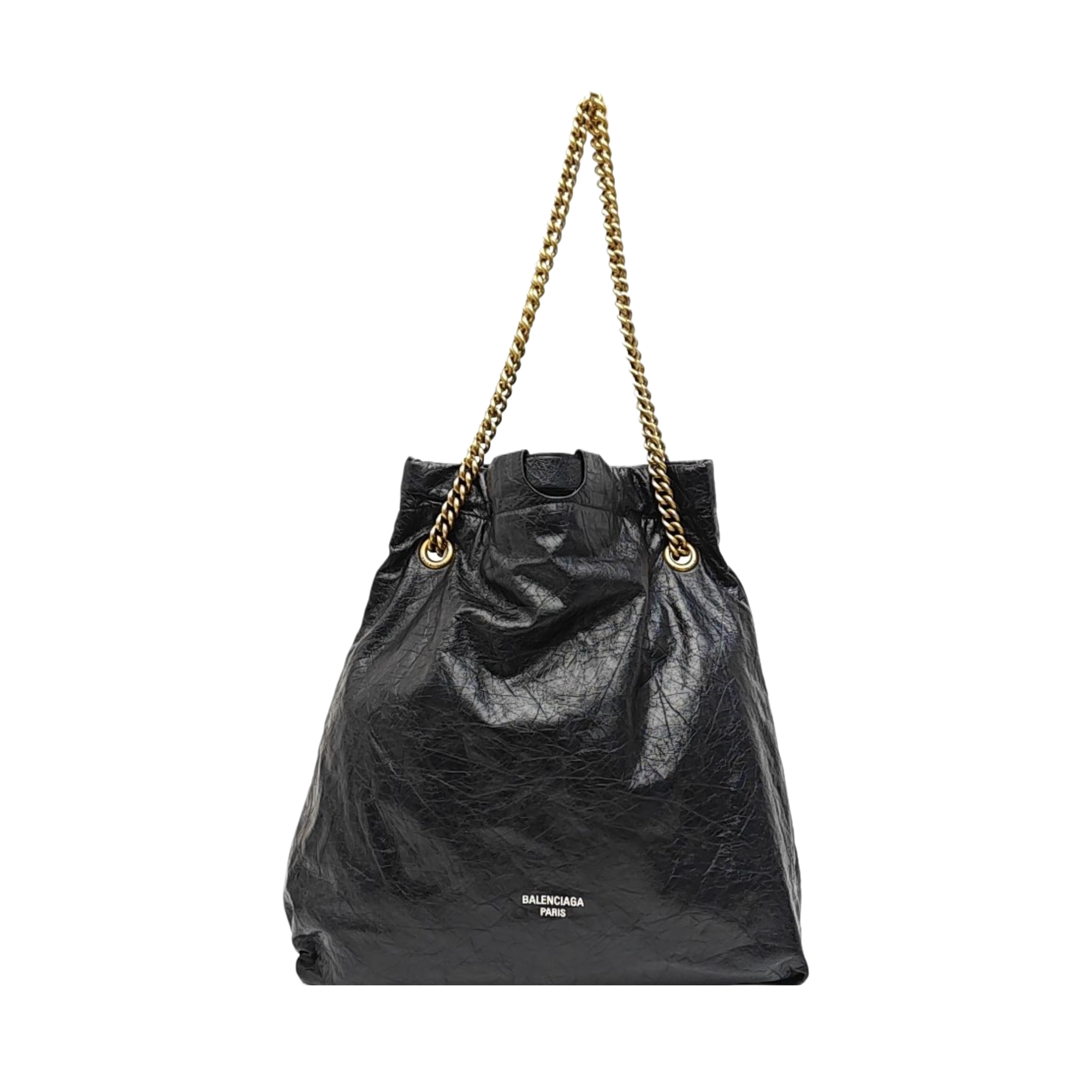 Calfskin Shoulder Bag Black