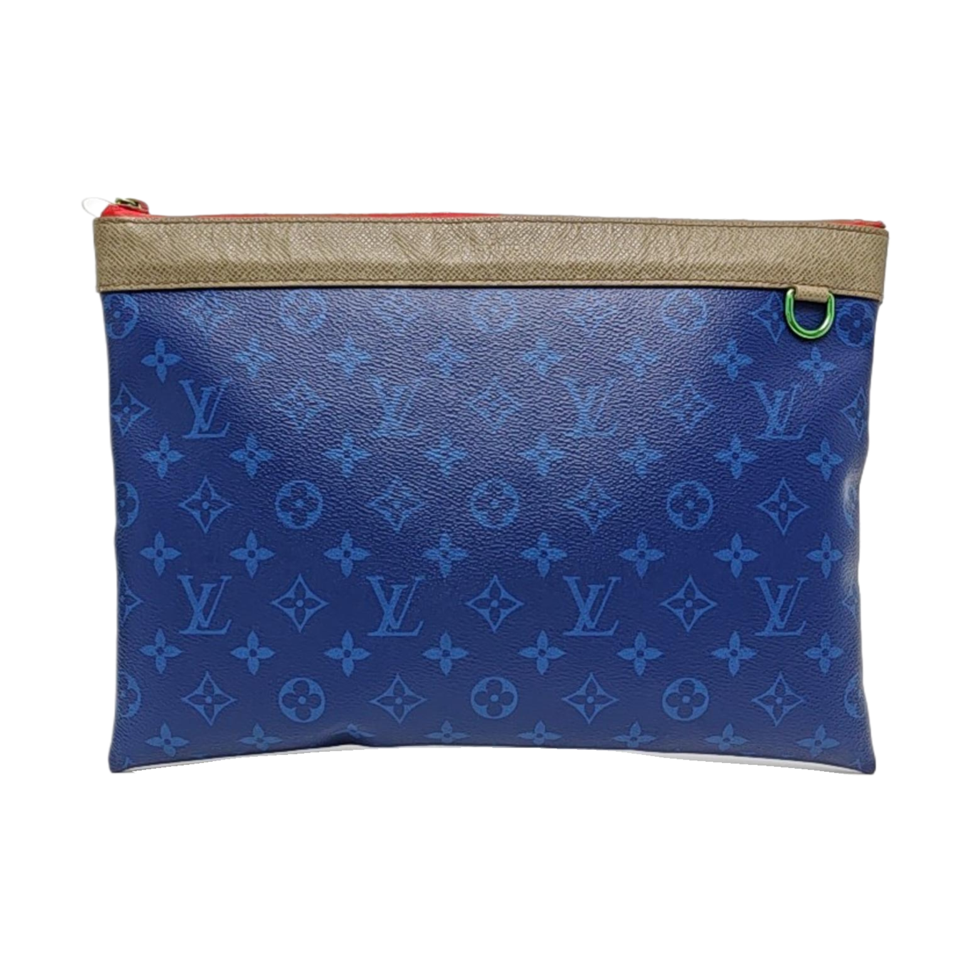 DISCOVERY Monogram Coated Canvas Blue
