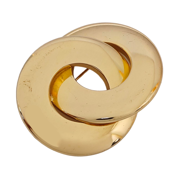 Metal Gold Brooch