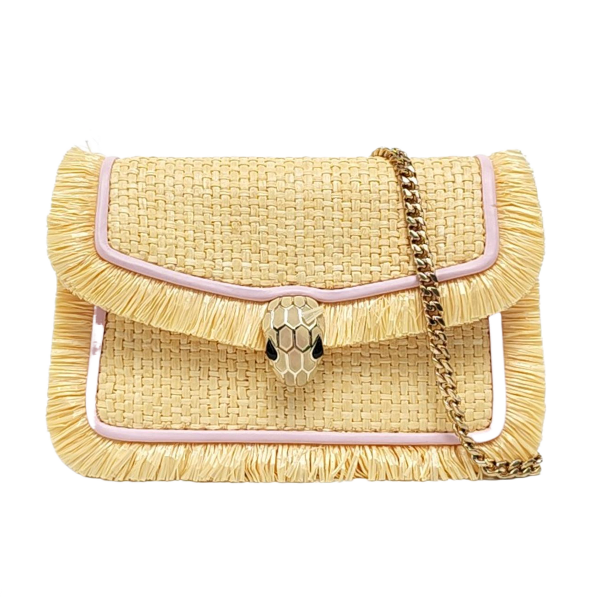 SERPENTI DIAMOND BLAST Extra Small Straw Yellow