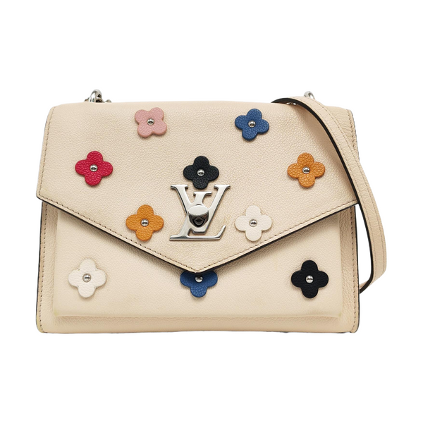 Authenticated pre-owned  LOCKME BB Calfskin Beige - Crossbody Bag at Looply