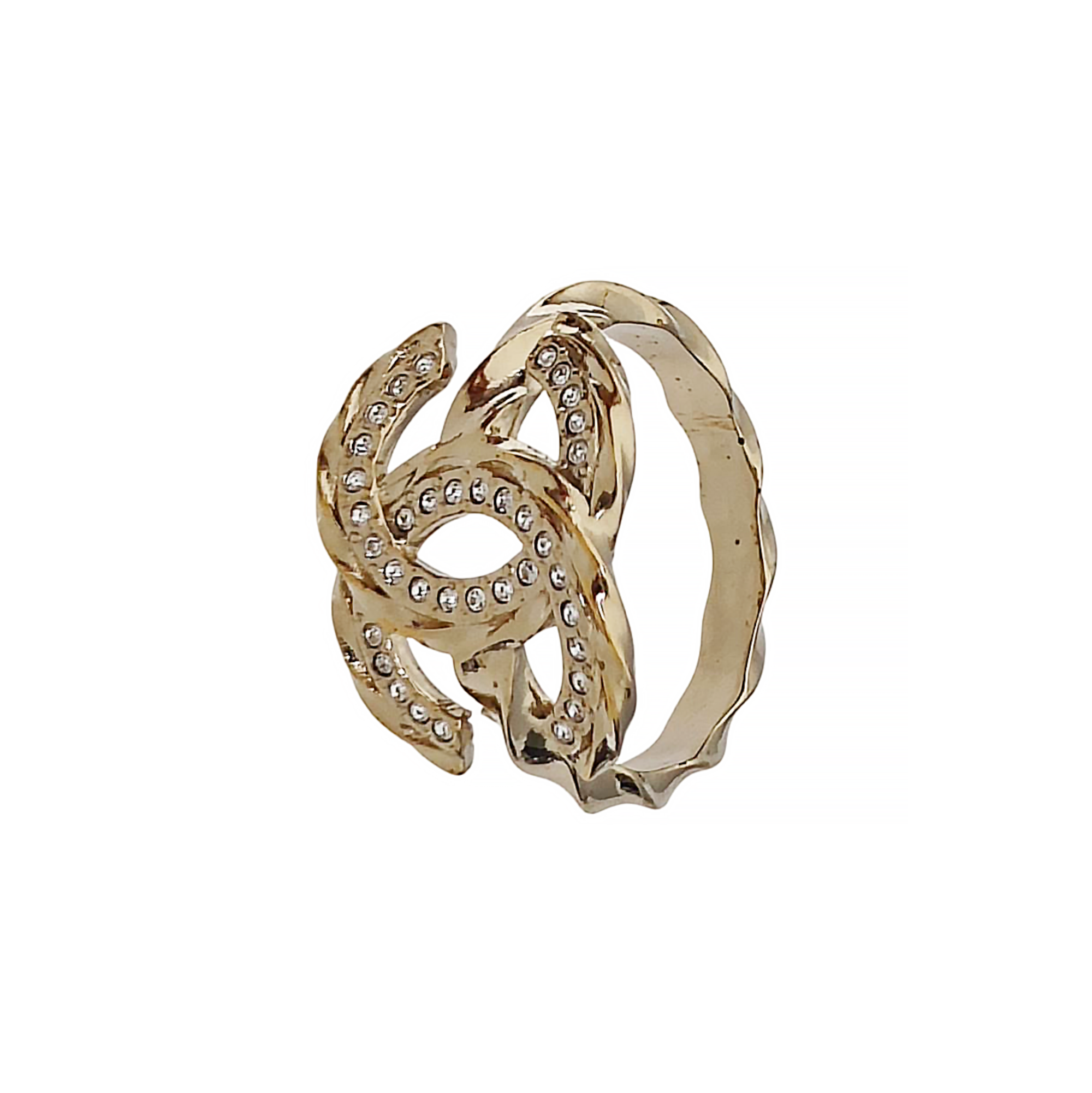 Metal Gold Ring EU 54