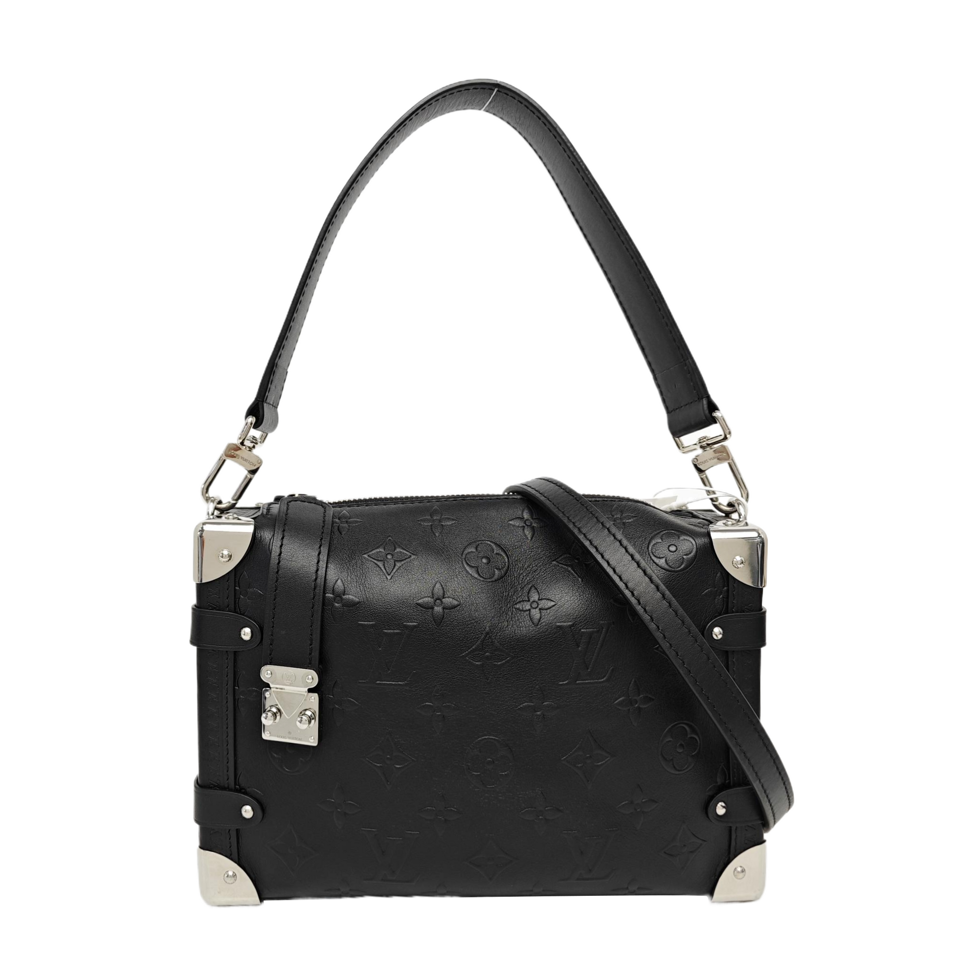 SIDE TRUNK MM Monogram Calfskin Black