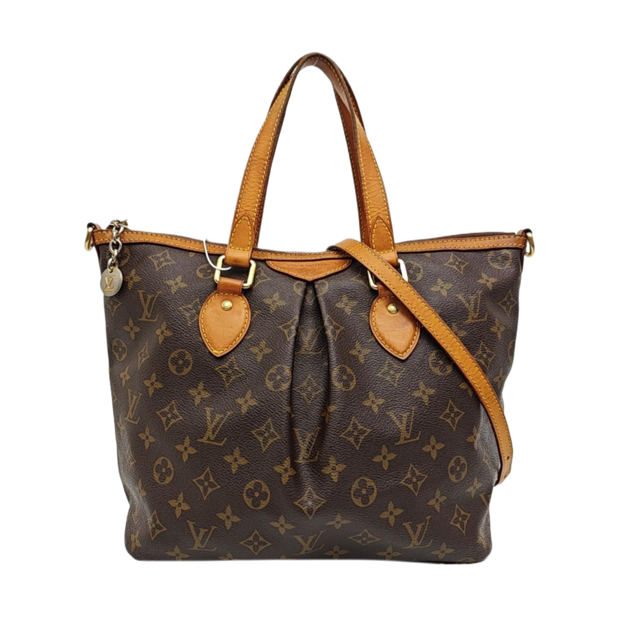 PALERMO PM Monogram Coated Canvas Brown