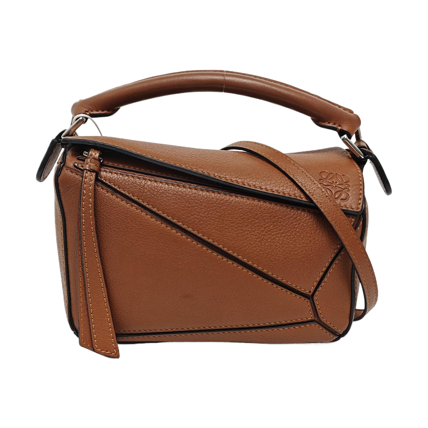 Authenticated pre-owned  Puzzle Mini Calfskin Brown - Shoulder Bag at Looply