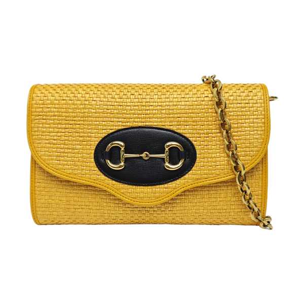 Horsebit 1955 Small Fabric Yellow