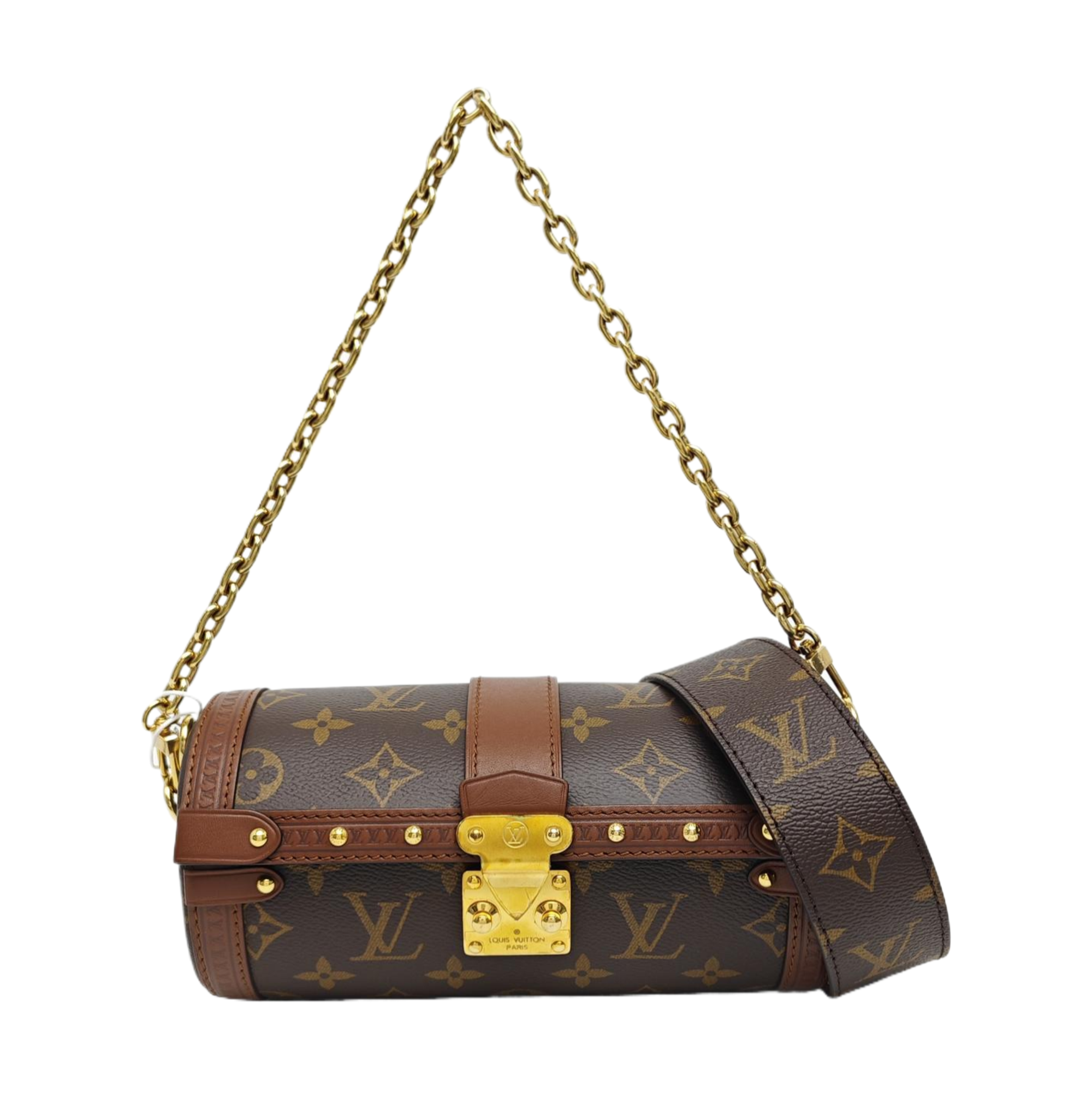 PAPILLON 19 Monogram Coated Canvas Brown