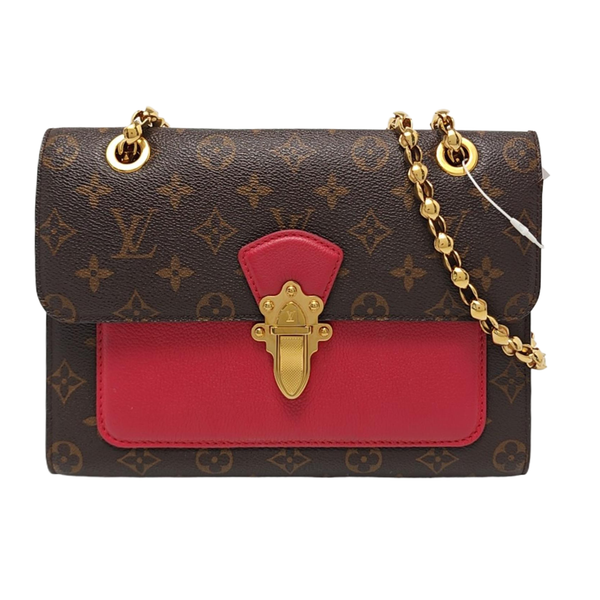 VICTOIRE Monogram Coated Canvas Brown