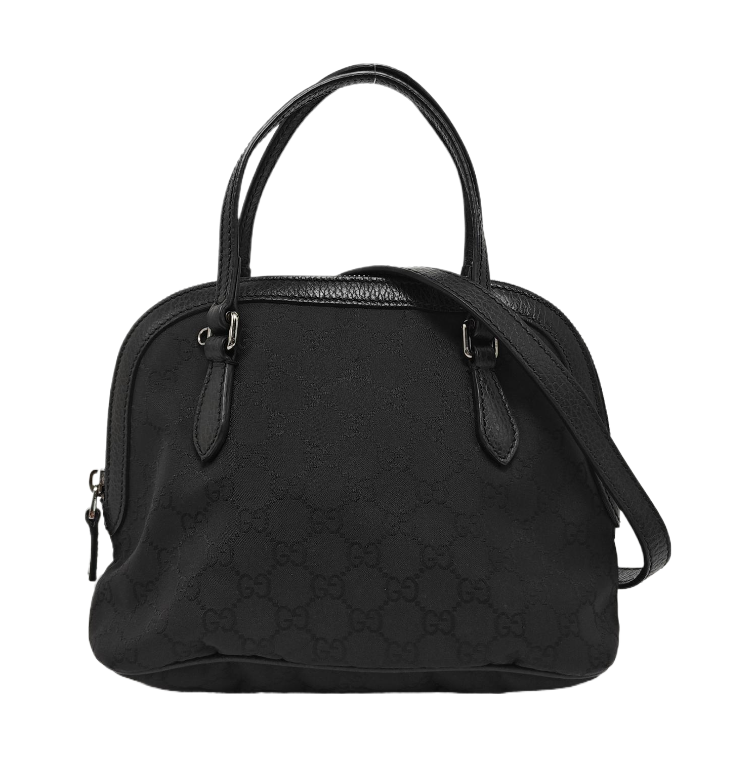 Nylon Shoulder Bag Black