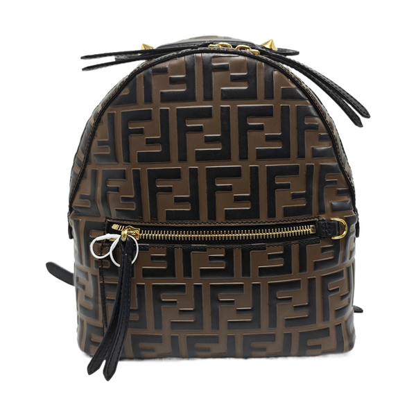 Calfskin Backpack Mini Brown