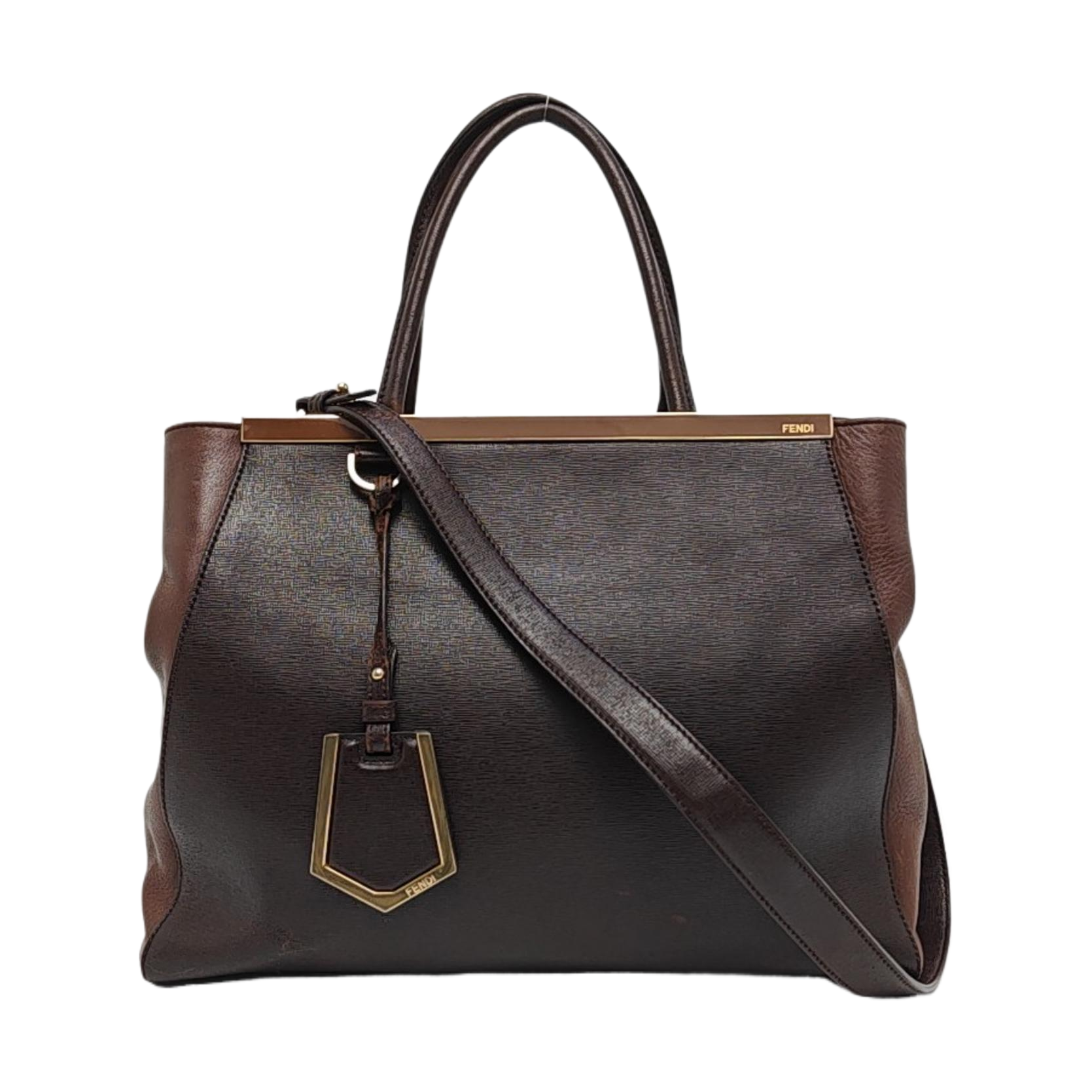 2 Jours Medium Calfskin Brown
