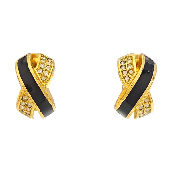 Metal Gold Clip On Earrings