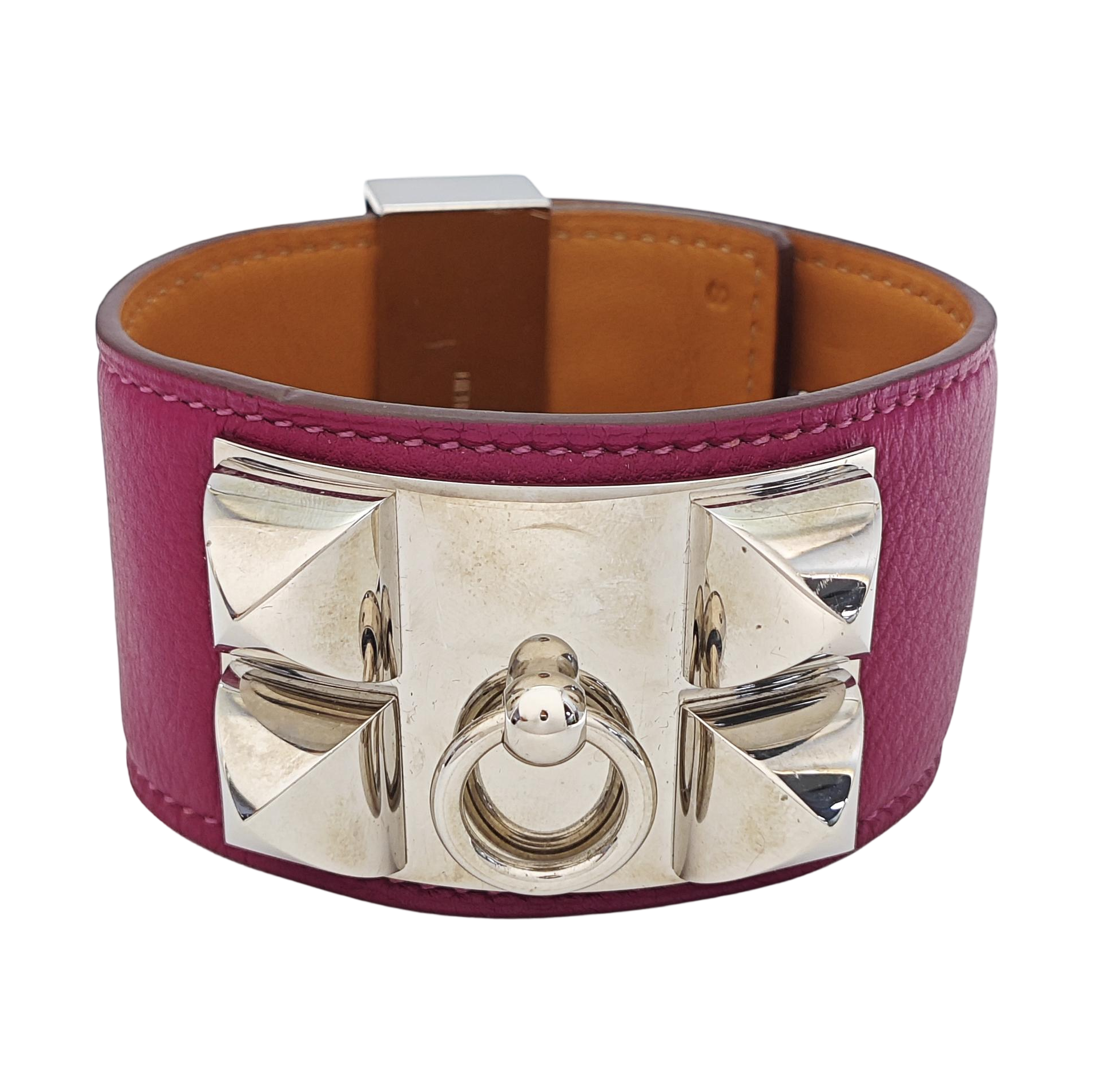 Collier De Chien Metal Purple Bangle