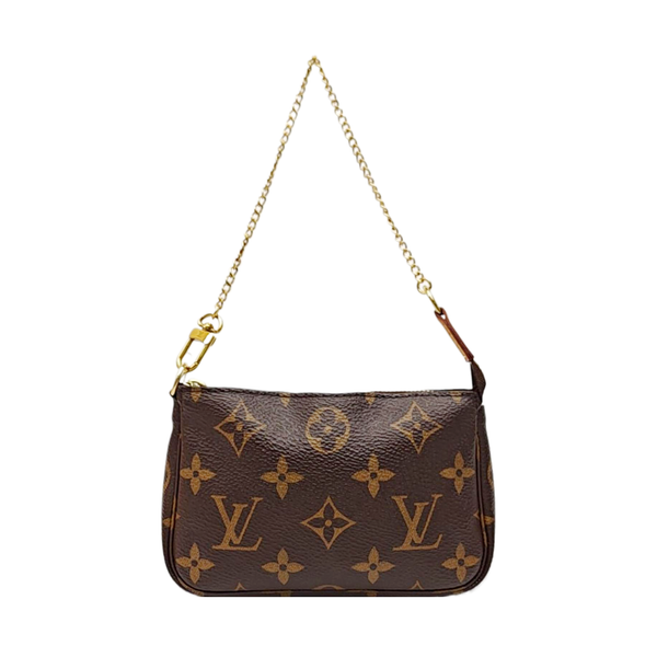 ACCESSOIRES Mini Monogram Coated Canvas Brown