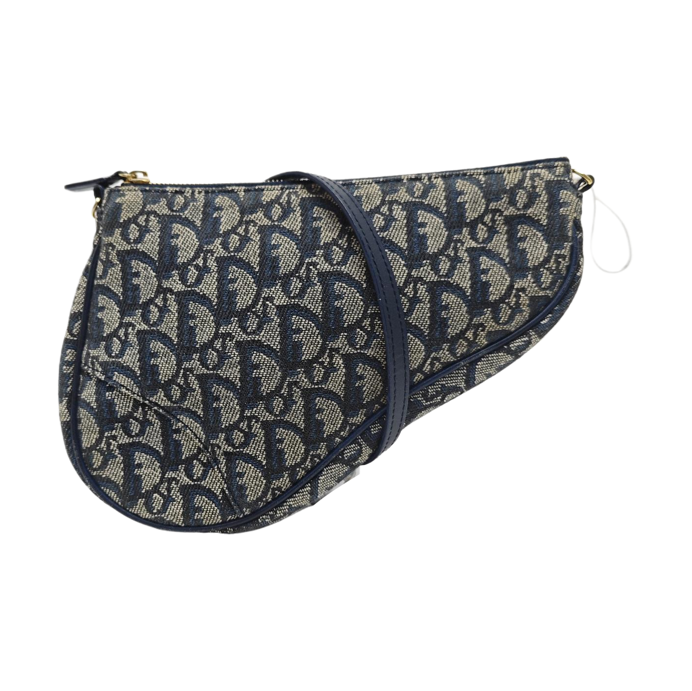 Saddle Mini Oblique Canvas Blue