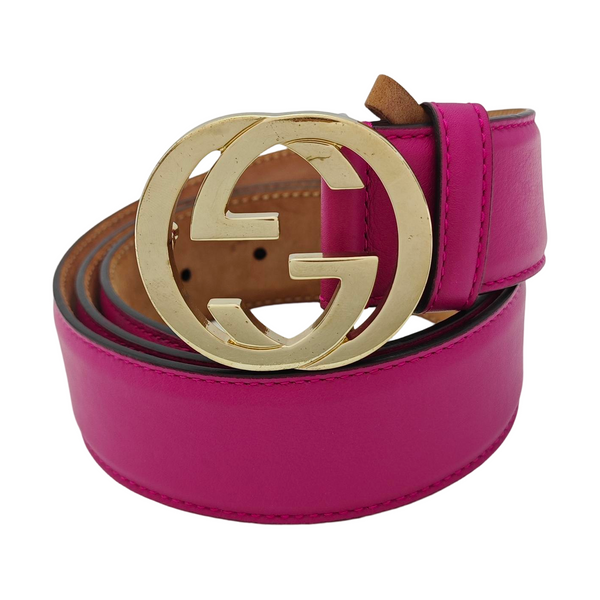 Leather Belt Purple