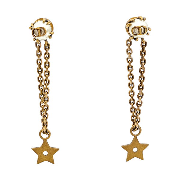 Perles De Désir Metal Gold Earrings