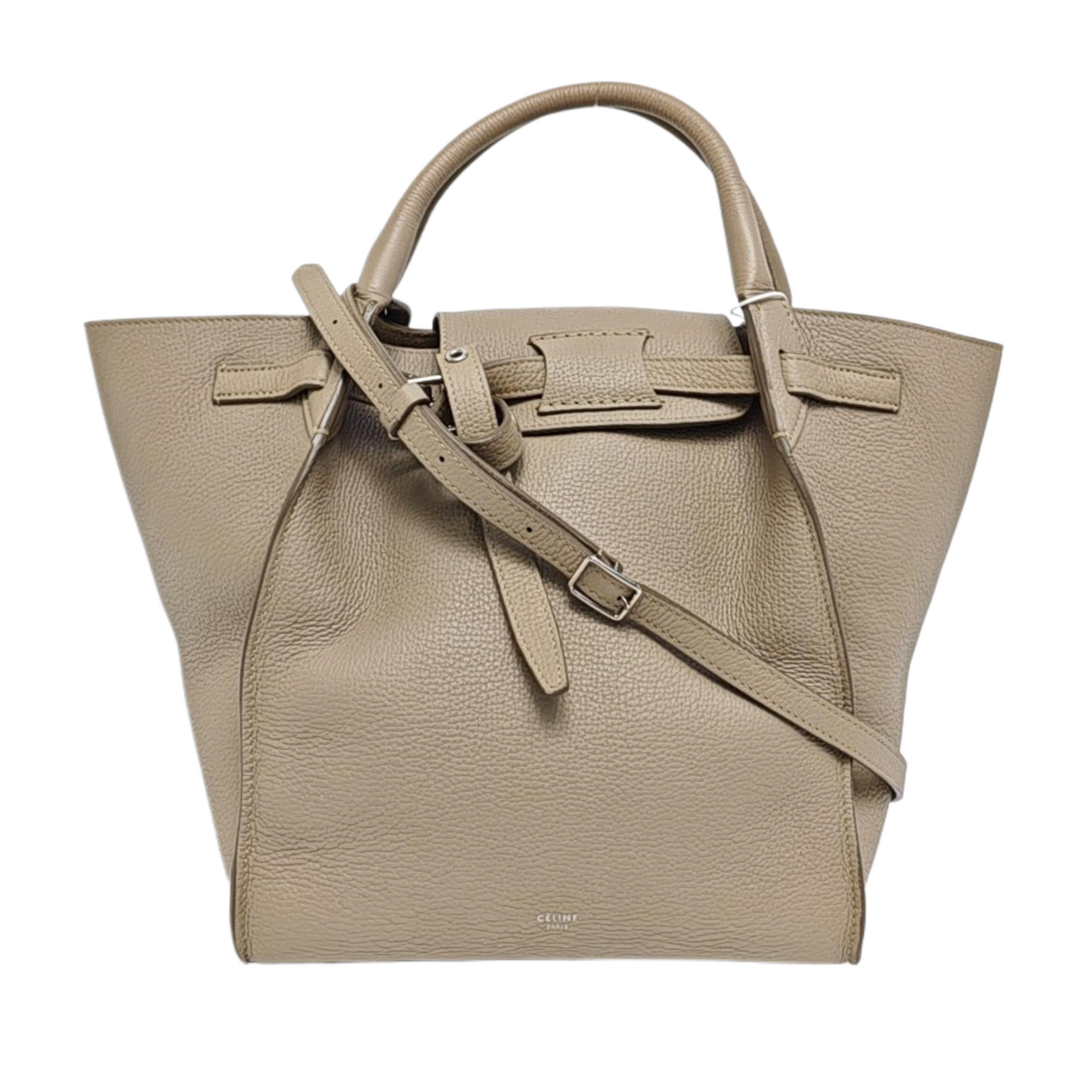 BIG BAG Small Calfskin Gray