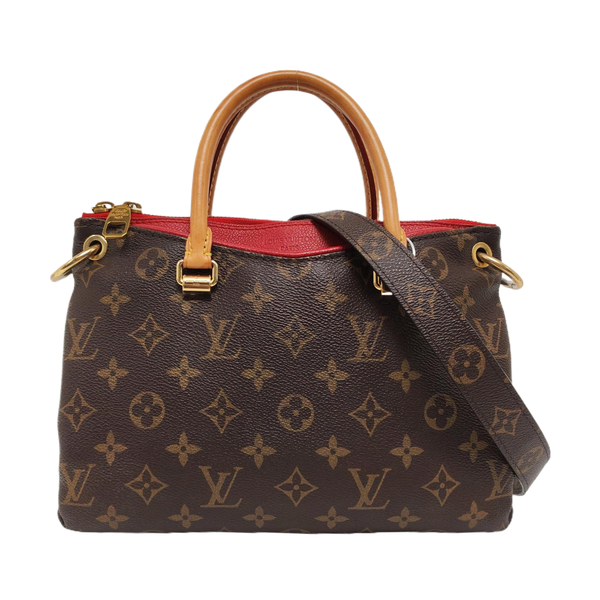 PALLAS BB Monogram Coated Canvas Brown