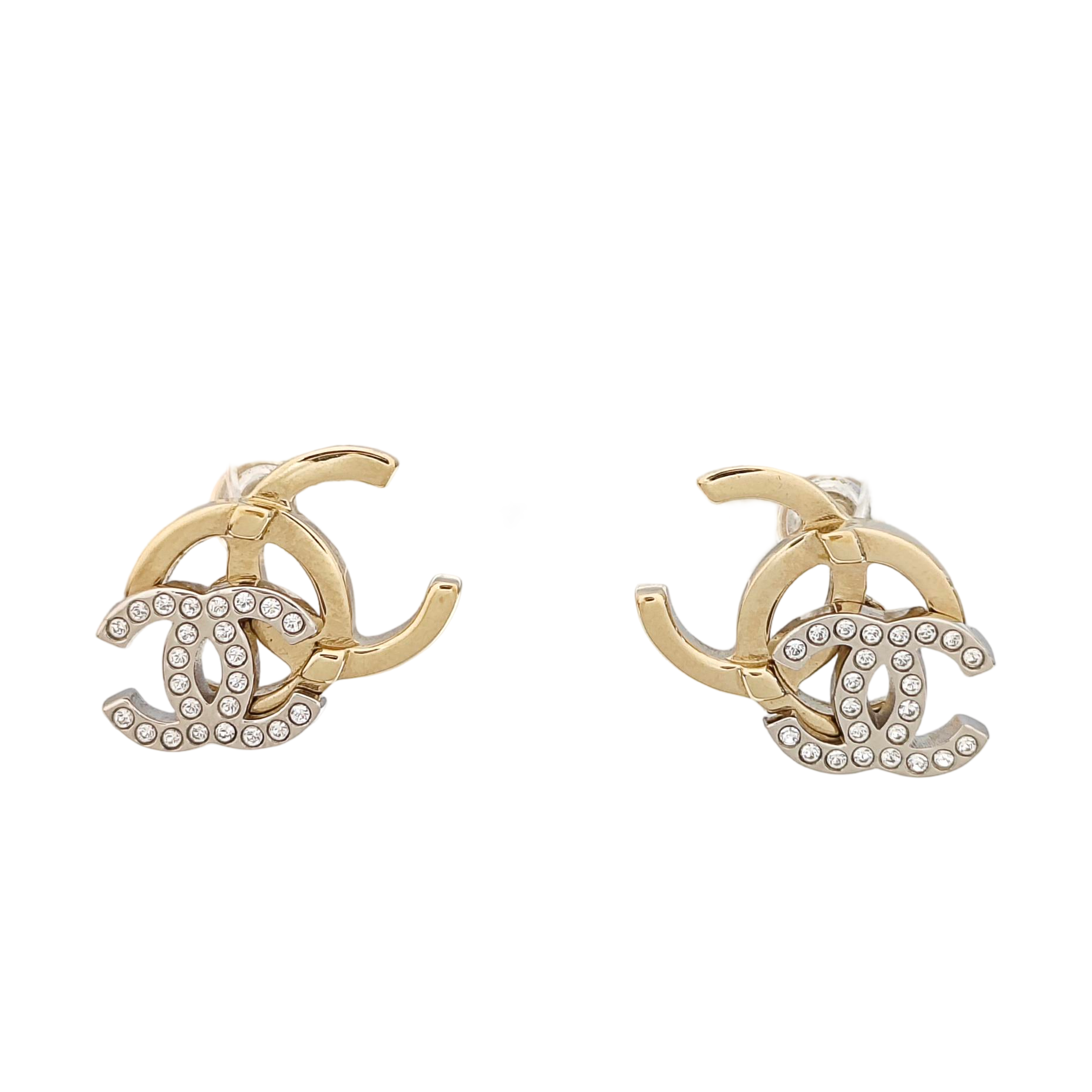 Metal Gold Stud Earrings