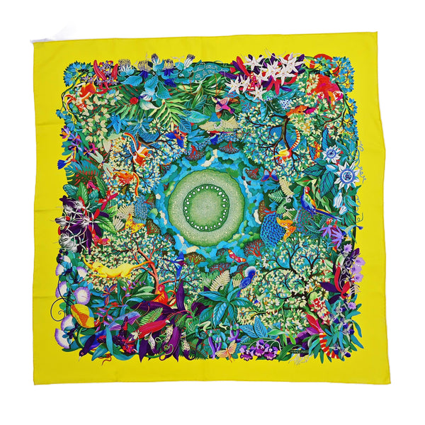 Mulberry Silk Silk Scarf Yellow