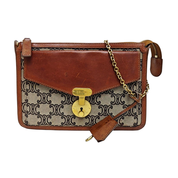 Canvas Shoulder Bag Beige