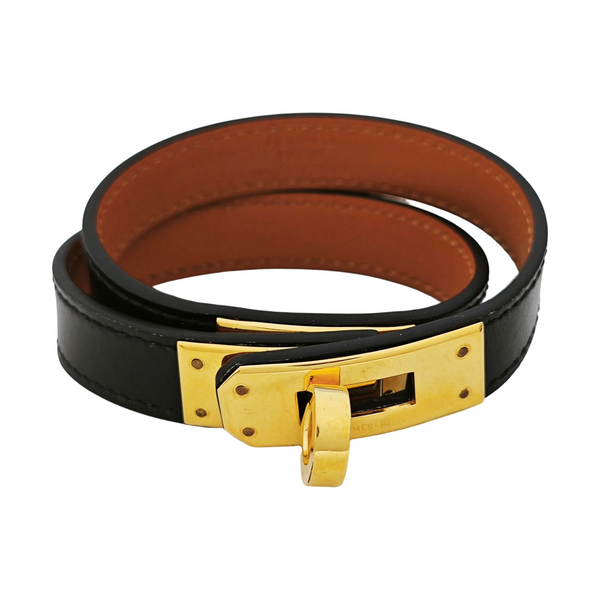 Kelly Metal Black Bangle