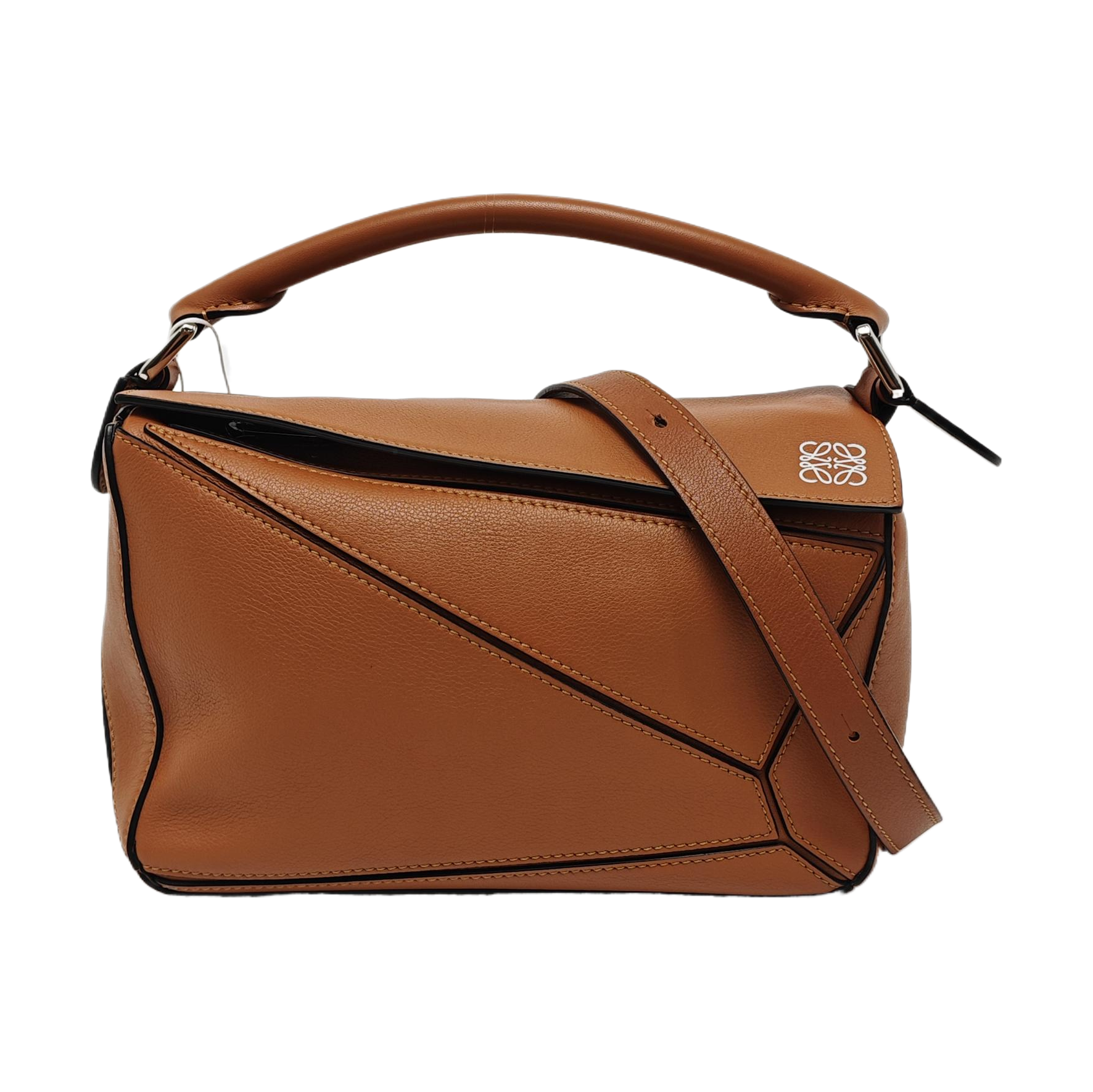 Puzzle Small Calfskin Brown