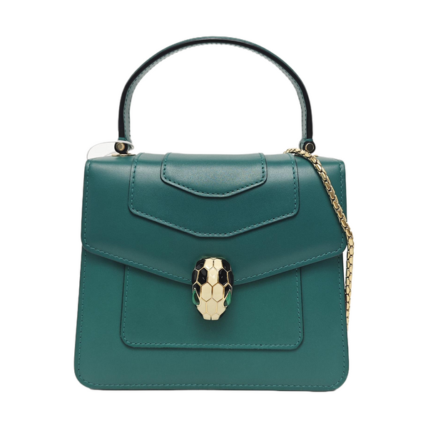 SERPENTI FOREVER Small Calfskin Green