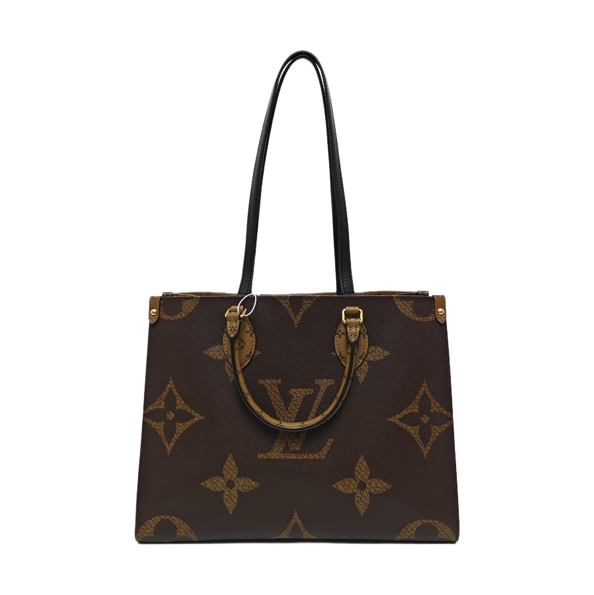 ONTHEGO MM Monogram Coated Canvas Brown