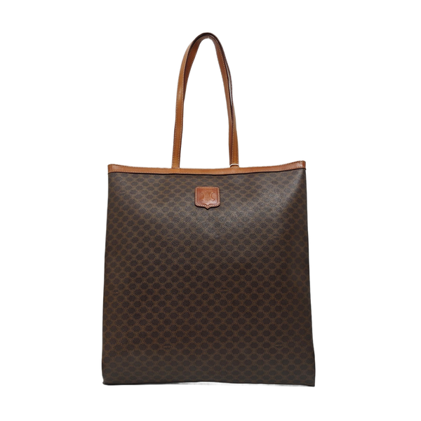 MACADAM TOTE Coated Canvas Brown