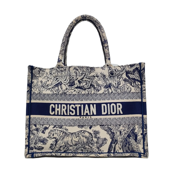 Book Tote Medium Canvas Blue