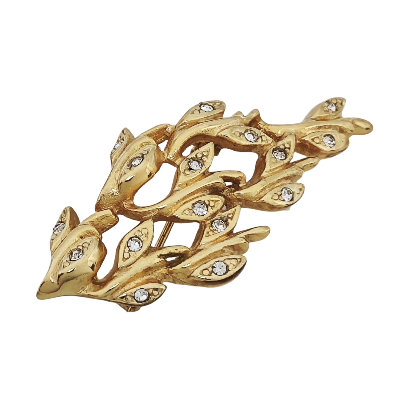 Metal Gold Brooch