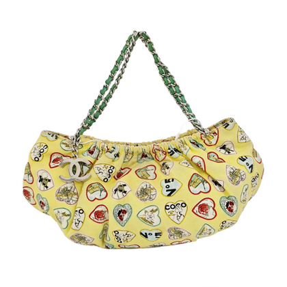Fabric Top Handle Bag Multicolor