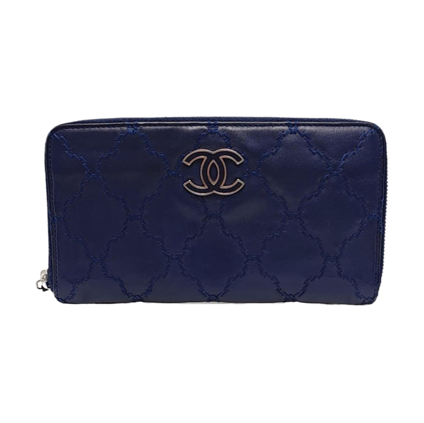 Quilted Calfskin Blue