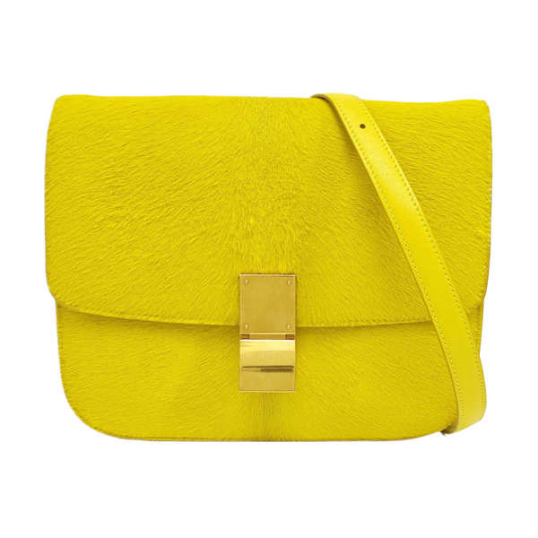 CLASSIC BOX Medium Fur Yellow