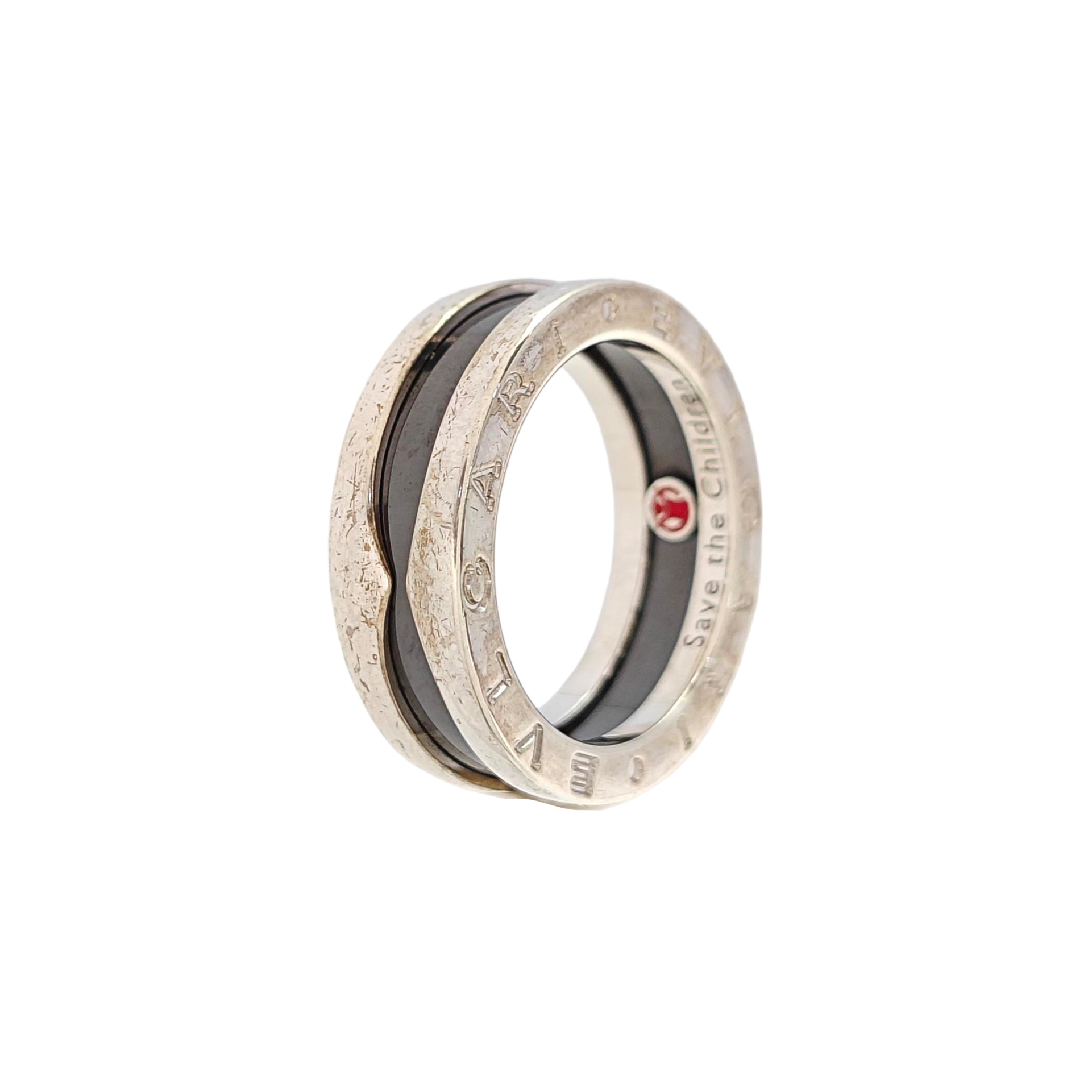 B.ZERO1 925 Sterling Silver Ring EU 52