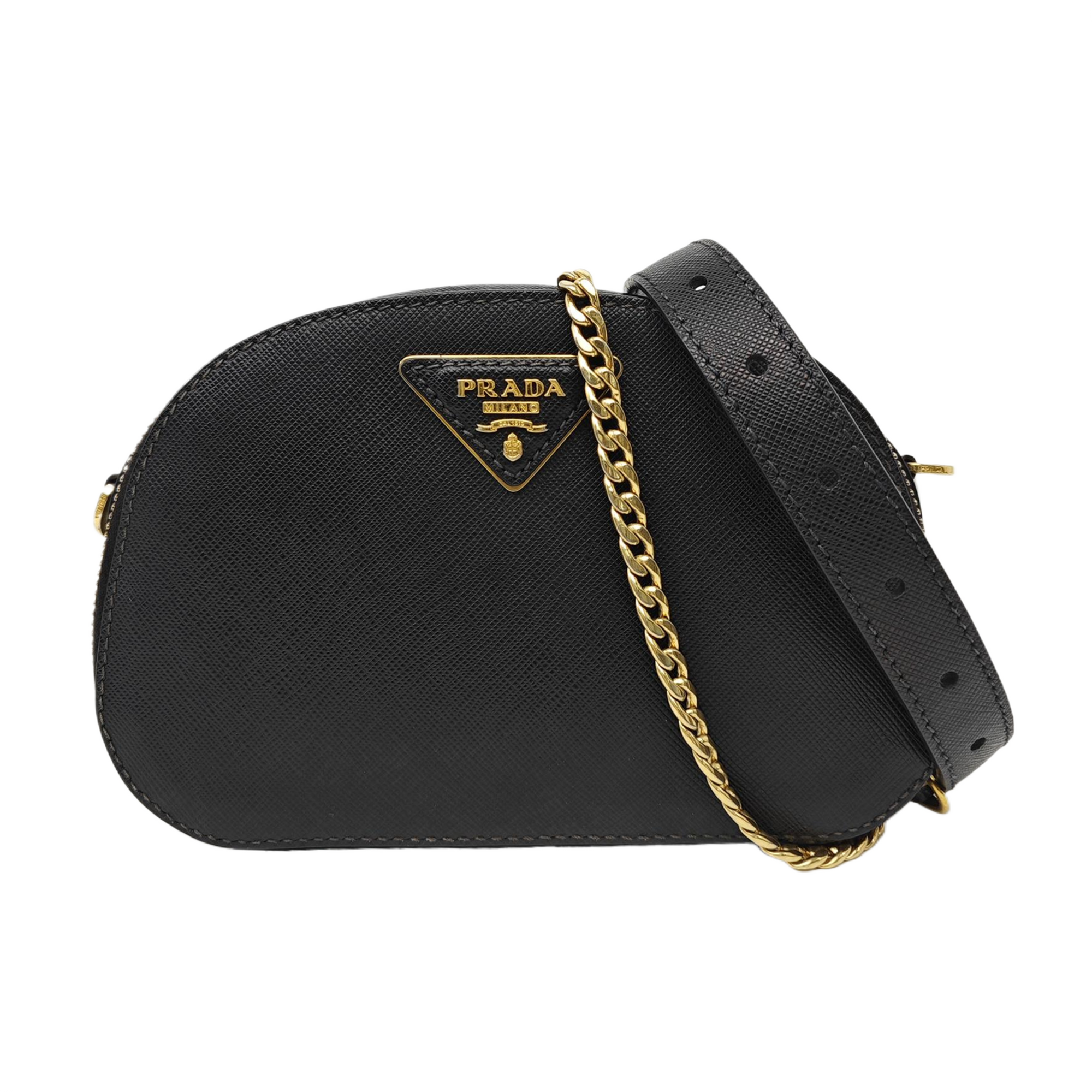 Calfskin Shoulder Bag Black