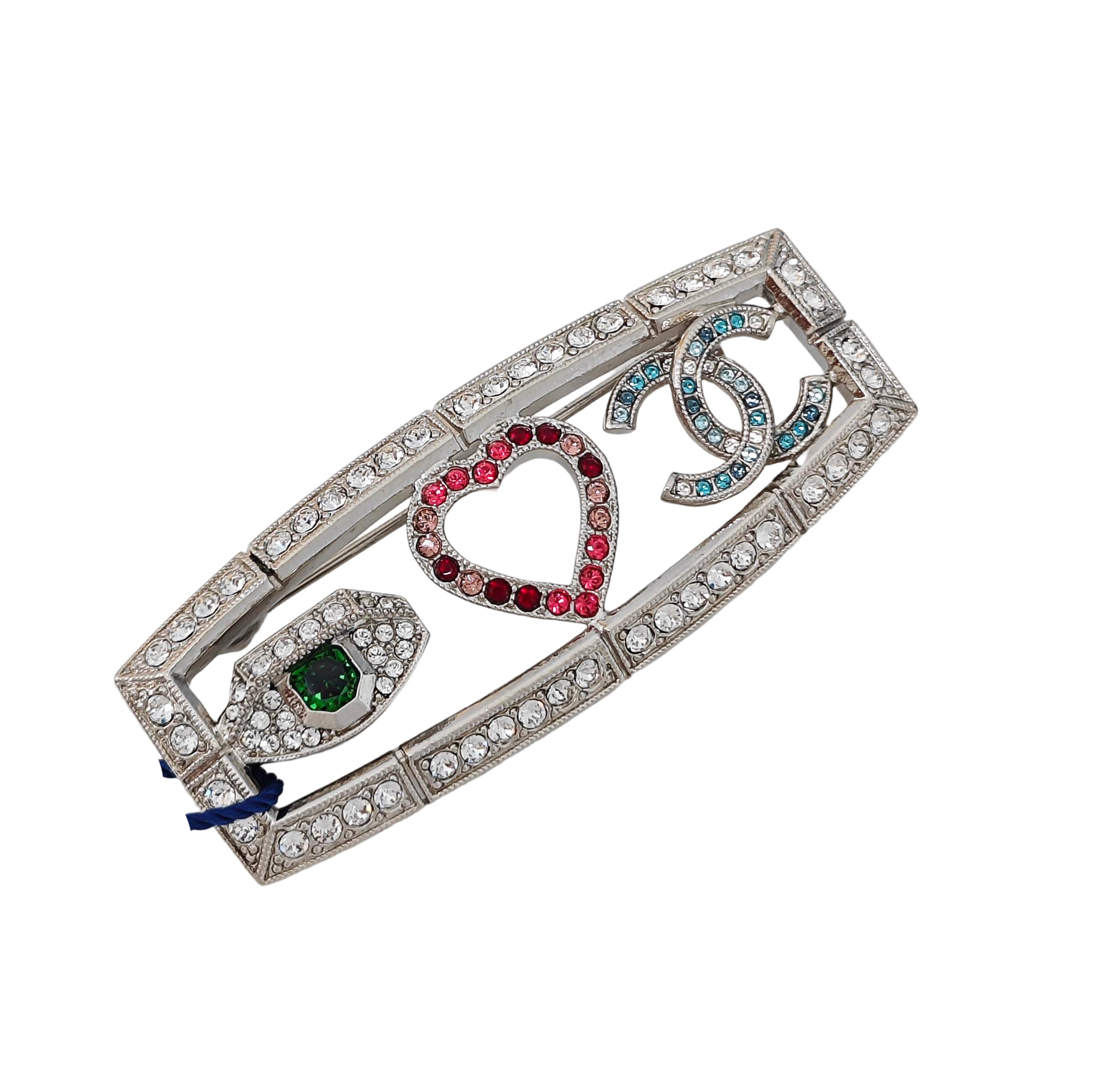 Metal Silver Brooch