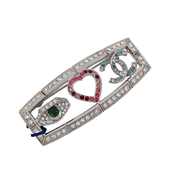 Metal Silver Brooch