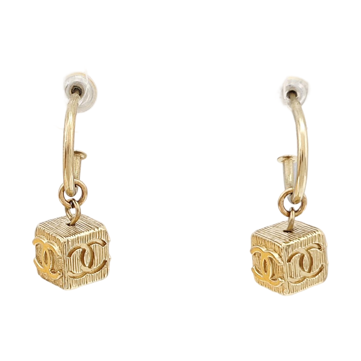 Metal Gold Stud Earrings