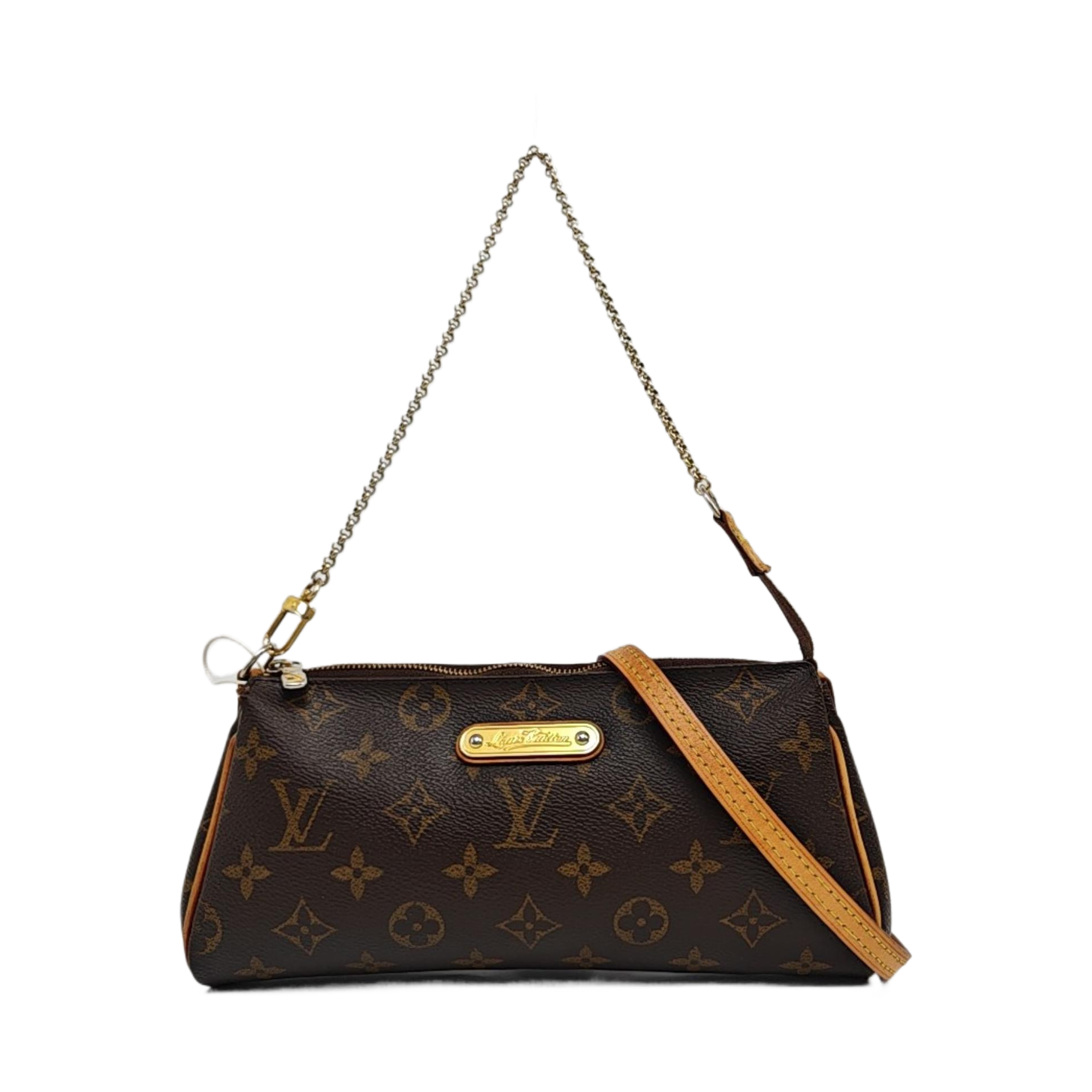 EVA Monogram Coated Canvas Brown