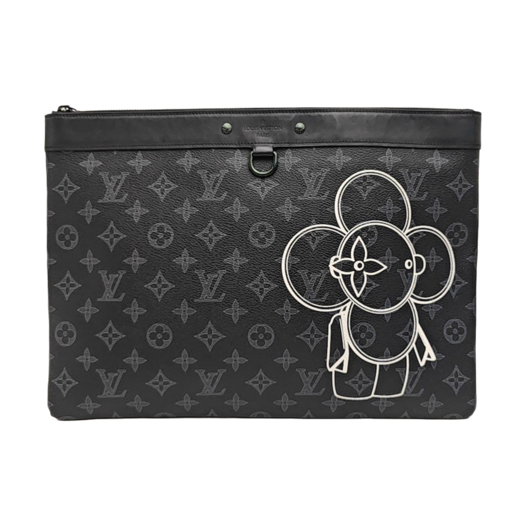 APOLLO GM Monogram Coated Canvas Black