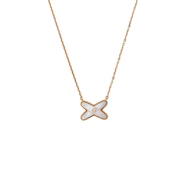 Jeux De Liens 18k Rose Gold Necklace