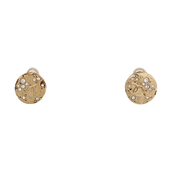 Metal Gold Stud Earrings