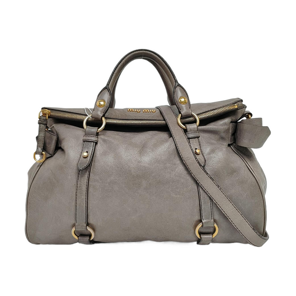Bow Calfskin Gray