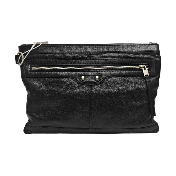 Quilted Calfskin Clutch Black