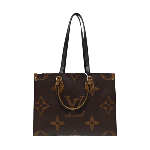 ONTHEGO MM Monogram Coated Canvas Brown