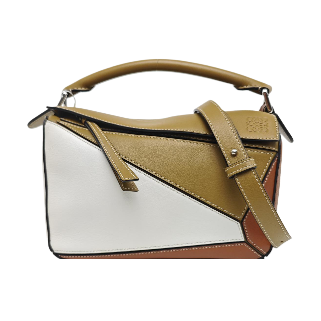 Puzzle Small Calfskin Multicolor